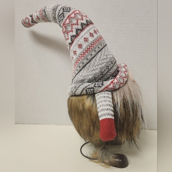 Bouncy Bobble Nordic Holiday Gnome Decoration - Picture 4 of 5